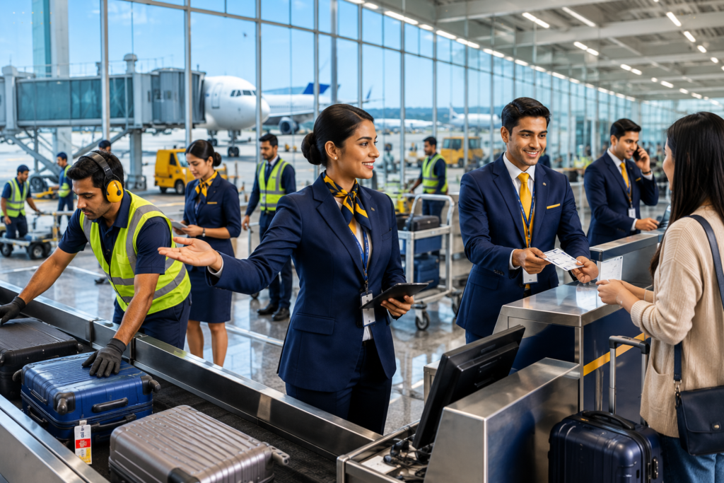 Airport Ground Staff Job